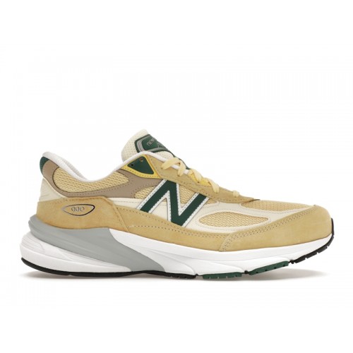 Кроссы New Balance 990v6 MiUSA Sulphur Green - мужская сетка размеров