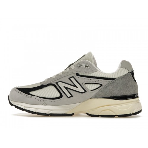 Кроссы New Balance 990v4 MiUSA Teddy Santis Grey Black Cream - мужская сетка размеров