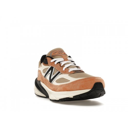 Кроссы New Balance 990v6 MiUSA Teddy Santis Sepia Orange - мужская сетка размеров