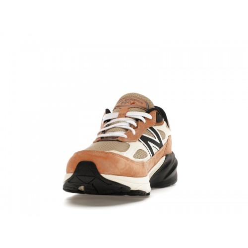 Кроссы New Balance 990v6 MiUSA Teddy Santis Sepia Orange - мужская сетка размеров