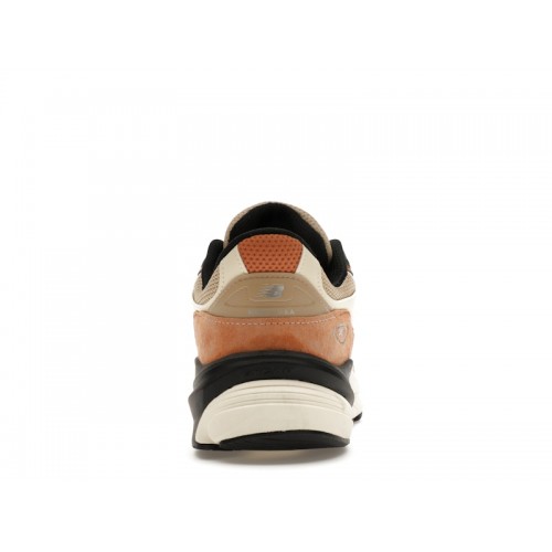 Кроссы New Balance 990v6 MiUSA Teddy Santis Sepia Orange - мужская сетка размеров