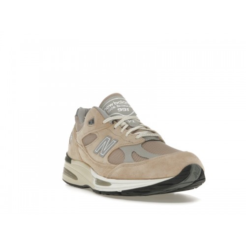 Кроссы New Balance 991v2 Cuban Sand - мужская сетка размеров