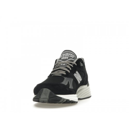 Кроссы New Balance 991v2 MiUK Black Grey - мужская сетка размеров