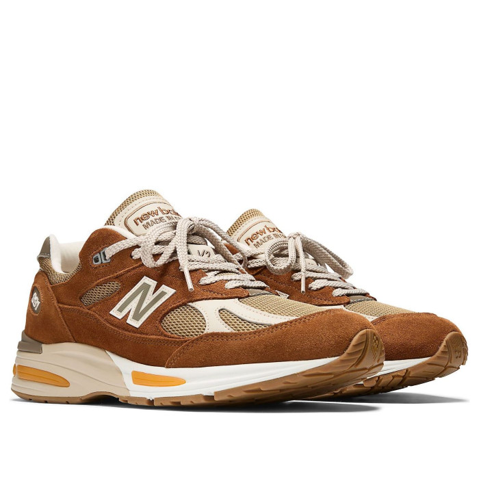 New Balance 991v2 Made in England Caramel Cafe - мужская сетка размеров New Balance 991v2 Made in England Caramel Cafe - мужская сетка размеров