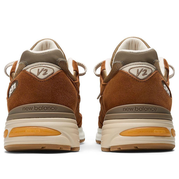 New Balance 991v2 Made in England Caramel Cafe - мужская сетка размеров New Balance 991v2 Made in England Caramel Cafe - мужская сетка размеров
