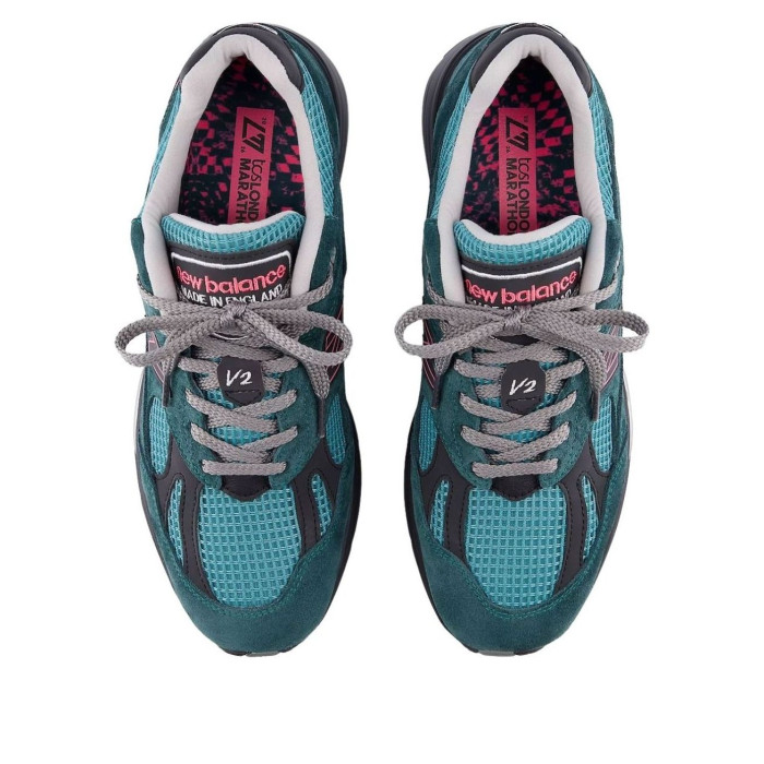 New Balance 991v2 Made In Uk London Marathon 2026 - мужская сетка размеров New Balance 991v2 Made In Uk London Marathon 2026 - мужская сетка размеров