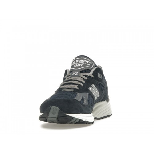 Кроссы New Balance 991v2 MiUK Dark Navy - мужская сетка размеров