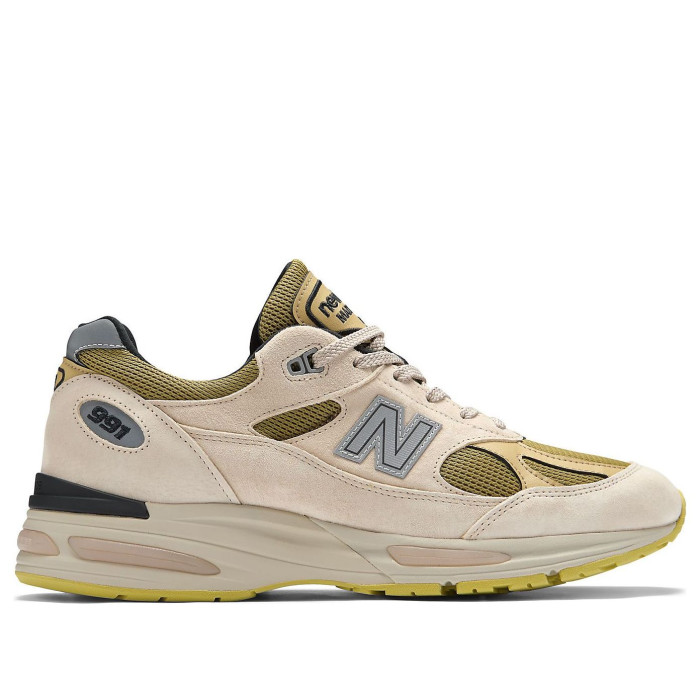 New Balance 991v2 MiUK Silver Birch - мужская сетка размеров New Balance 991v2 MiUK Silver Birch - мужская сетка размеров