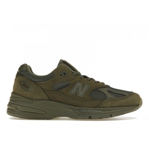 Кроссы New Balance 991v2 MiUK Stone Island Ghost Pack Green - мужская сетка размеров