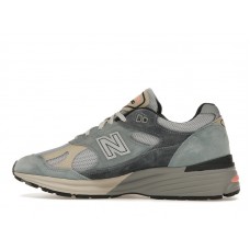 Кроссовки New Balance 991 MiUK Silver Blue Turbulence