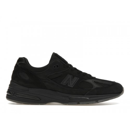 Кроссы New Balance 991v2 MiUK Stone Island Ghost Pack Black - мужская сетка размеров