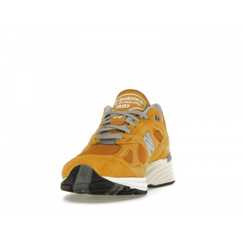 Кроссы New Balance 991v2 MiUK Brights Revival Pack Yellow - мужская сетка размеров