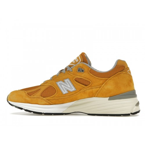 Кроссы New Balance 991v2 MiUK Brights Revival Pack Yellow - мужская сетка размеров