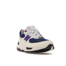 New Balance 992 MiUSA White Royal Purple Fuchsia