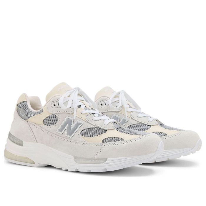 New Balance Mens 992 Made in USA White Reflection - мужская сетка размеров New Balance Mens 992 Made in USA White Reflection - мужская сетка размеров
