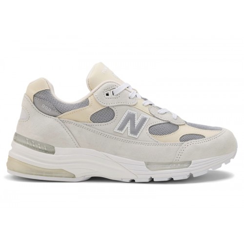 Кроссы New Balance 992 MiUSA White Reflection - мужская сетка размеров
