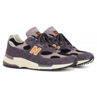 New Balance 992 MiUSA Dark Ice Wine Black