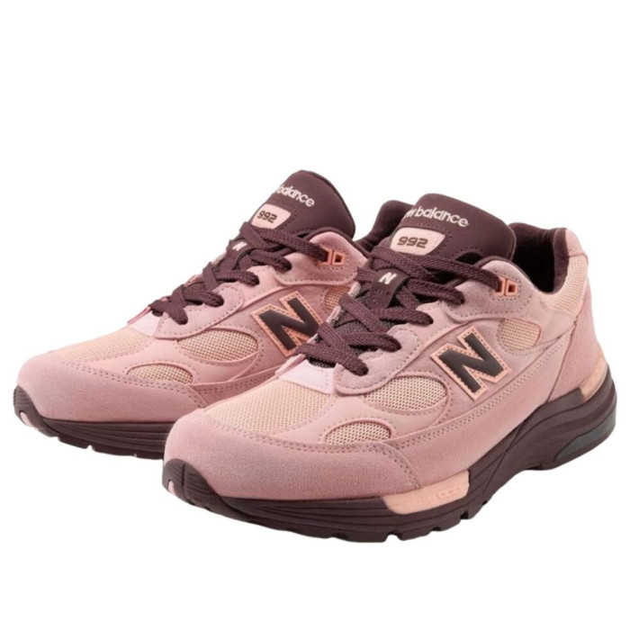 New Balance 992 Made in USA Pink Chalk - мужская сетка размеров New Balance 992 Made in USA Pink Chalk - мужская сетка размеров