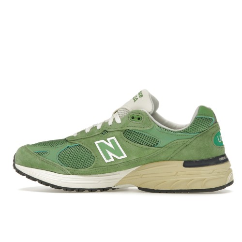 Кроссы New Balance 993 MiUSA Teddy Santis Chive - мужская сетка размеров