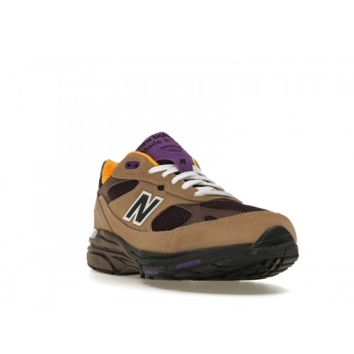 New Balance 993 MiUSA Mushroom Midnight Violet - мужская сетка размеров