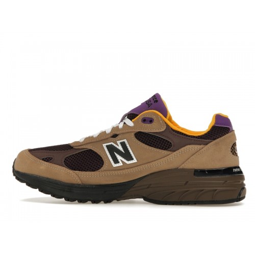 New Balance 993 MiUSA Mushroom Midnight Violet - мужская сетка размеров