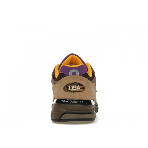 New Balance 993 MiUSA Mushroom Midnight Violet - мужская сетка размеров