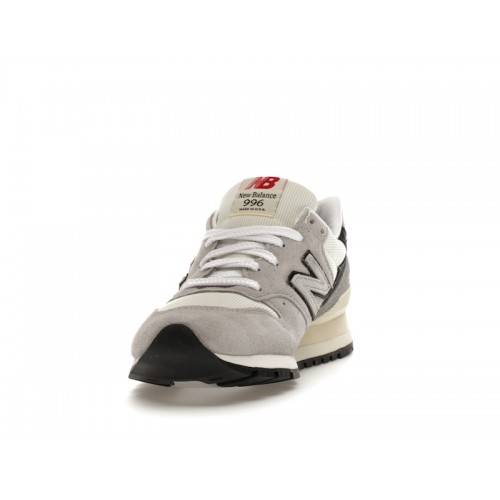 Кроссы New Balance 996 MiUSA Teddy Santis Grey White Black - мужская сетка размеров