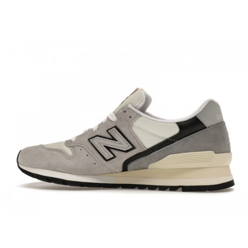 Кроссы New Balance 996 MiUSA Teddy Santis Grey White Black - мужская сетка размеров
