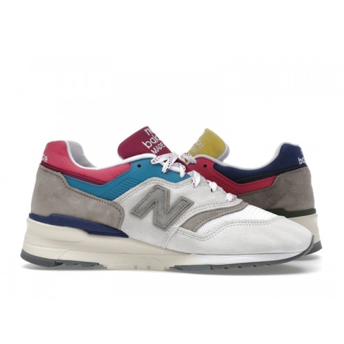Кроссы New Balance 997 MiUSA Aimé Leon Dore Grey Midnight - мужская сетка размеров