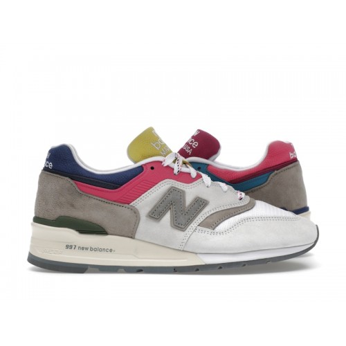 Кроссы New Balance 997 MiUSA Aimé Leon Dore Grey Midnight - мужская сетка размеров