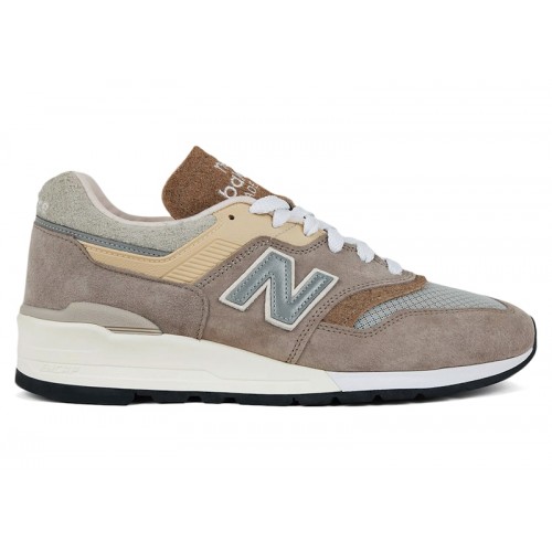 Кроссы New Balance 997 MiUSA Light Mushroom Mirage Grey - мужская сетка размеров