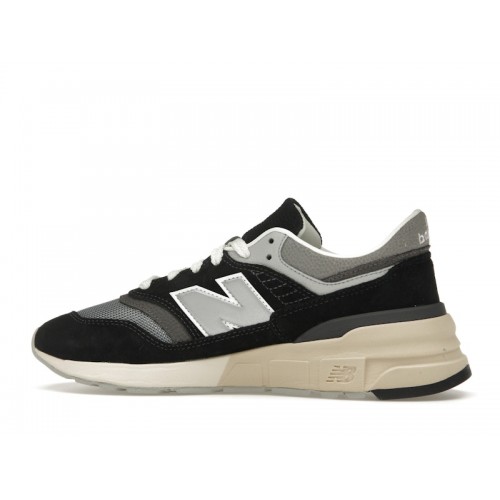 Кроссы New Balance 997R Black Grey - мужская сетка размеров