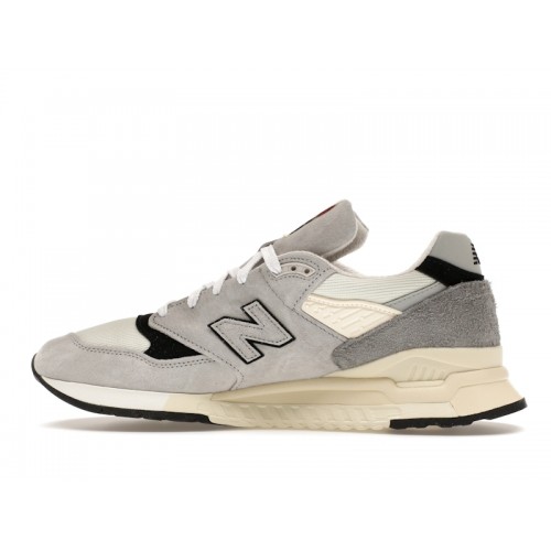 Кроссы New Balance 998 MiUSA Teddy Santis Grey Cream - мужская сетка размеров