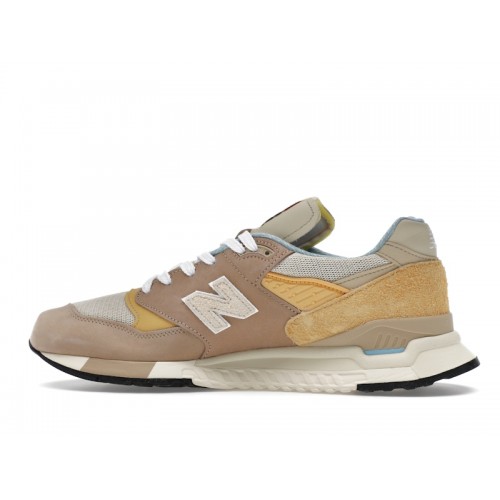 Кроссы New Balance 998 MiUSA Incense Sandstone - мужская сетка размеров