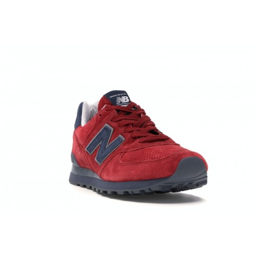 Кроссы New Balance 574 MiUSA Gym Red Navy - мужская сетка размеров