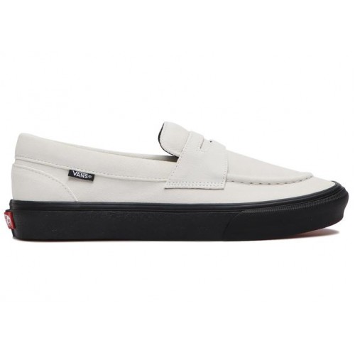 Кроссы Vans Loafer Japan Unchained White Black - мужская сетка размеров