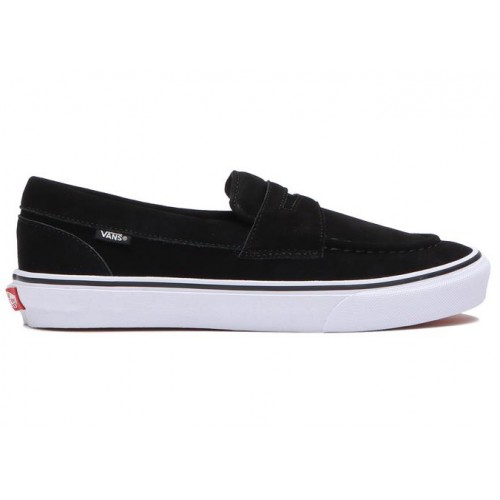 Кроссы Vans Loafer Japan Unchained Black White - мужская сетка размеров