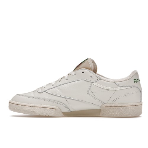 Кроссы Reebok Club C 85 Vintage Chalk Green - мужская сетка размеров