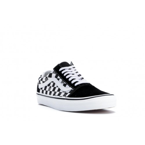 Кеды Vans Old Skool DSM Checkerboard Black White - мужская сетка размеров