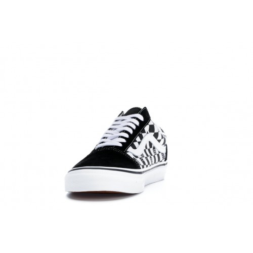 Кеды Vans Old Skool DSM Checkerboard Black White - мужская сетка размеров