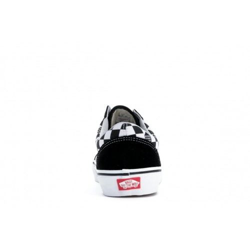 Кеды Vans Old Skool DSM Checkerboard Black White - мужская сетка размеров