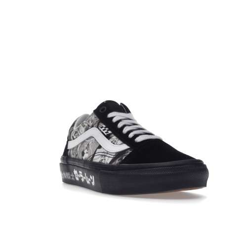 Кроссы Vans Skate Old Skool Pretty Guardian Sailor Moon Sailor Black - мужская сетка размеров