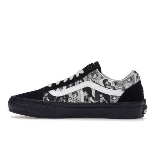 Кроссы Vans Skate Old Skool Pretty Guardian Sailor Moon Sailor Black - мужская сетка размеров