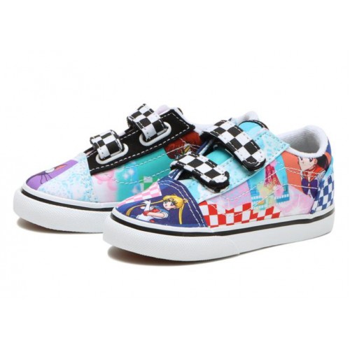 Кеды Vans Old Skool Patchwork Pretty Guardian Sailor Moon (TD) - мужская сетка размеров