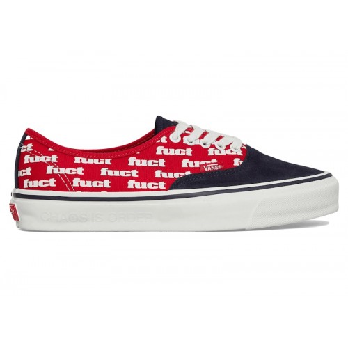 Кроссы Vans Authentic Reissue 44 LX FUCT x Slam Jam Red Marshmallow - мужская сетка размеров