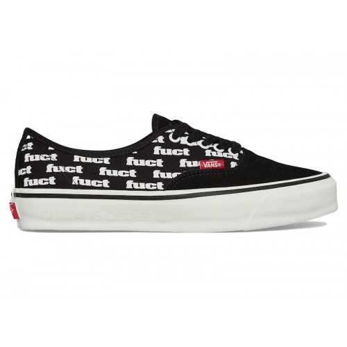 Кроссы Vans Authentic Reissue 44 LX FUCT x Slam Jam Black Marshmallow - мужская сетка размеров