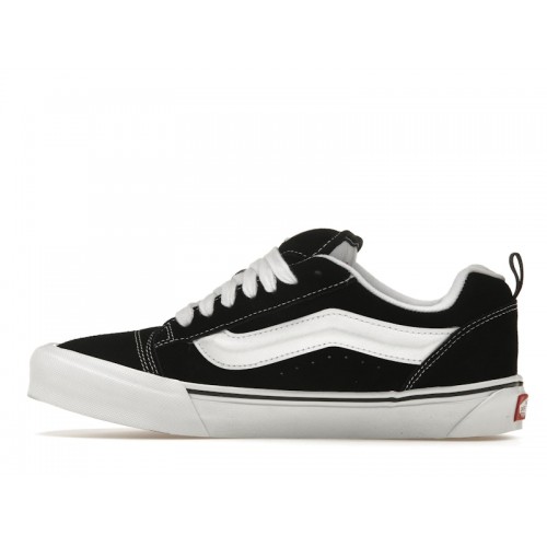 Кроссы Vans Knu Skool Black White - мужская сетка размеров