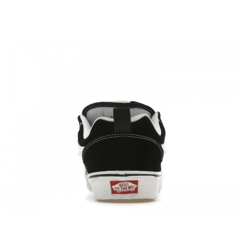 Кроссы Vans Knu Skool Black White - мужская сетка размеров