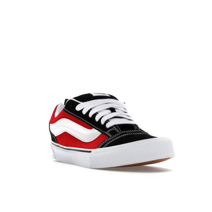 Vans Mens Knu-Skool Black Red - мужская сетка размеров Vans Mens Knu-Skool Black Red - мужская сетка размеров