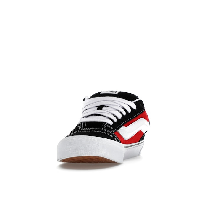 Vans Mens Knu-Skool Black Red - мужская сетка размеров Vans Mens Knu-Skool Black Red - мужская сетка размеров
